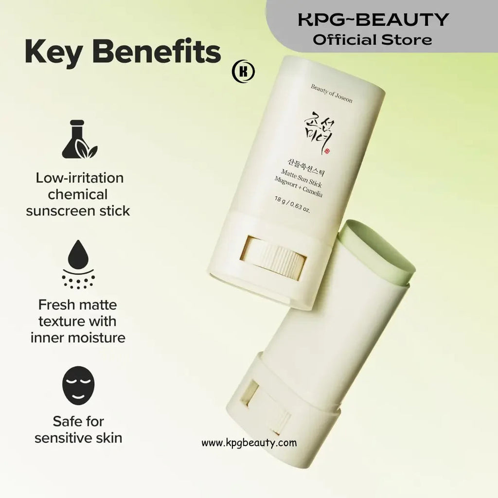 Beauty of Joseon Matte Sun Stick with Mugwort & Camelia SPF ProtectionBeauty of Joseon