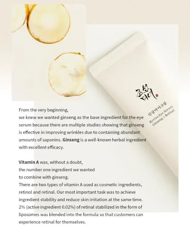 Beauty of Joseon Revive Eye Serum with Retinal NiacinamideBeauty of Joseon