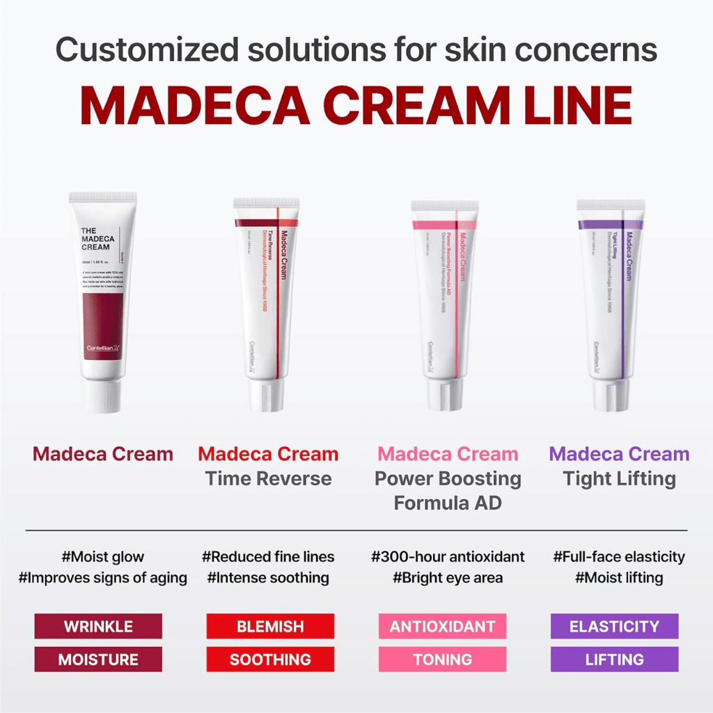 CENTELLIAN 24 Madeca Cream (Season 6, 1.7fl oz) - Centella Moisturizer for Face, Korean Skin Care. Dry, Sensitive Skin. TECA, Centella Asiatica, MadecassosideCENTELLIAN 24