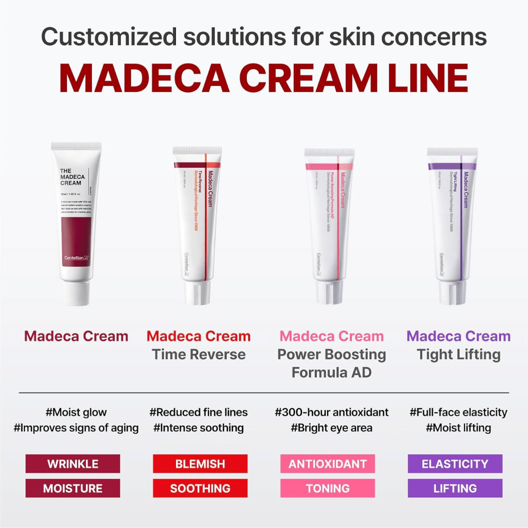 CENTELLIAN 24 Madeca Cream (Season 6, 1.7fl oz) - Centella Moisturizer for Face, Korean Skin Care. Dry, Sensitive Skin. TECA, Centella Asiatica, MadecassosideCENTELLIAN 24