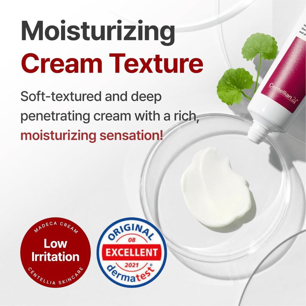 CENTELLIAN 24 Madeca Cream (Season 6, 1.7fl oz) - Centella Moisturizer for Face, Korean Skin Care. Dry, Sensitive Skin. TECA, Centella Asiatica, MadecassosideCENTELLIAN 24