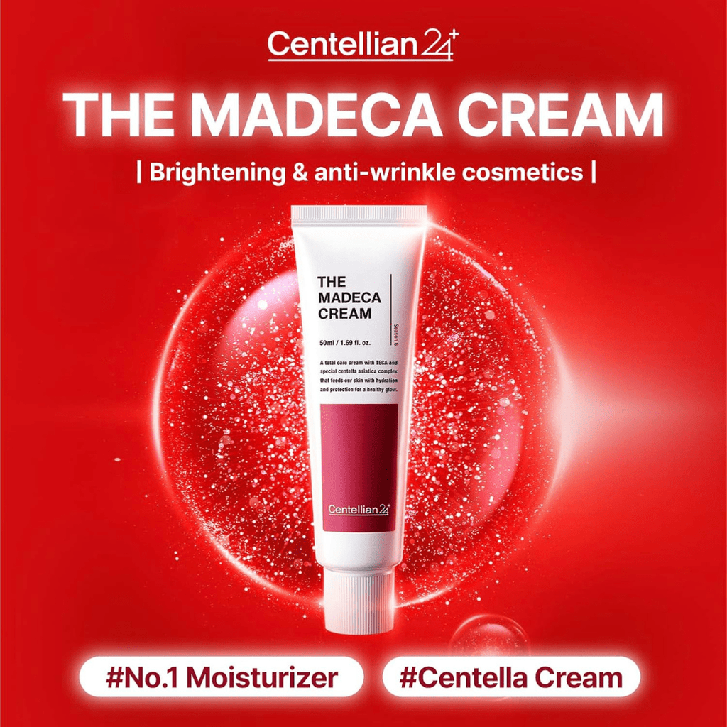 CENTELLIAN 24 Madeca Cream (Season 6, 1.7fl oz) - Centella Moisturizer for Face, Korean Skin Care. Dry, Sensitive Skin. TECA, Centella Asiatica, MadecassosideCENTELLIAN 24