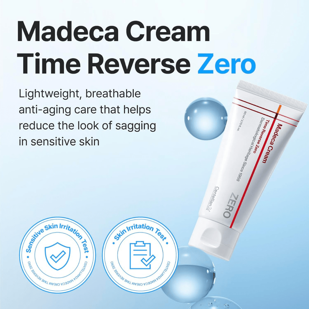 CENTELLIAN 24 Madeca Cream Time Reverse Zero - Anti-Aging Face Moisturizer, Korean Face Cream with Centella Asiatica & TECA, Firming, Wrinkle Care, Barrier Repair for Sensitive & Oily Skin, 2.70 fl ozCENTELLIAN 24