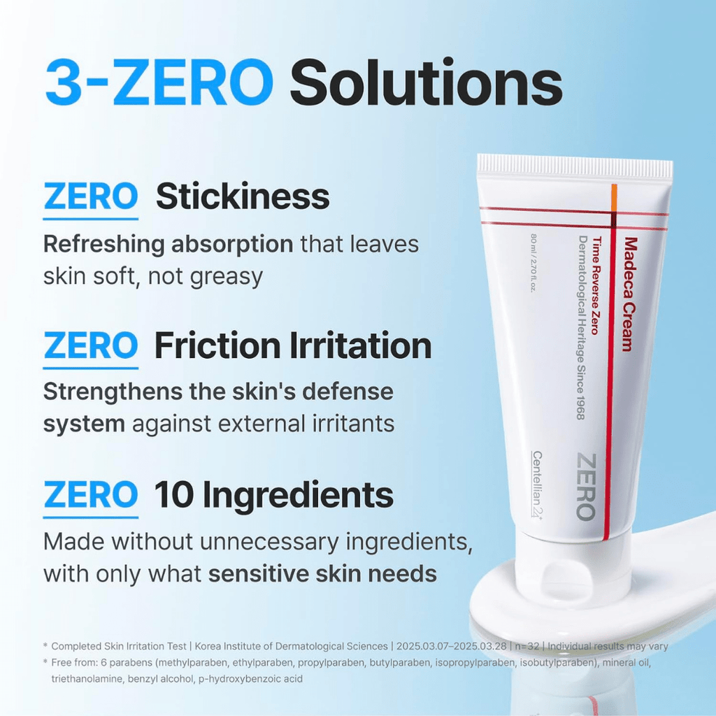 CENTELLIAN 24 Madeca Cream Time Reverse Zero - Anti-Aging Face Moisturizer, Korean Face Cream with Centella Asiatica & TECA, Firming, Wrinkle Care, Barrier Repair for Sensitive & Oily Skin, 2.70 fl ozCENTELLIAN 24