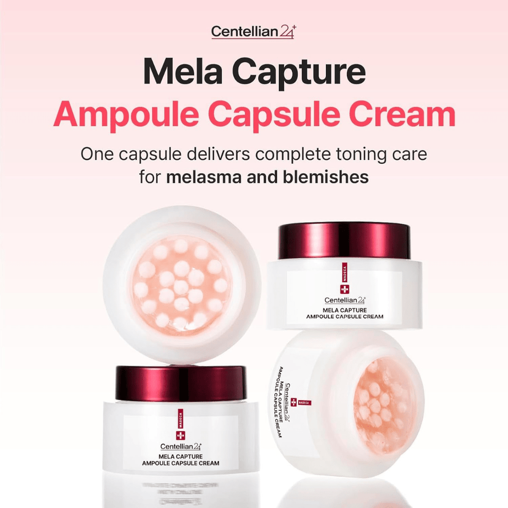 CENTELLIAN 24 Madeca Mela Capture Ampoule Capsule Cream - Korean Face Cream with TECA, Niacinamide & Glutathione, Brightening, Anti-Aging, Tone Correcting, Skin Barrier Repair, 1.85 fl ozCENTELLIAN 24