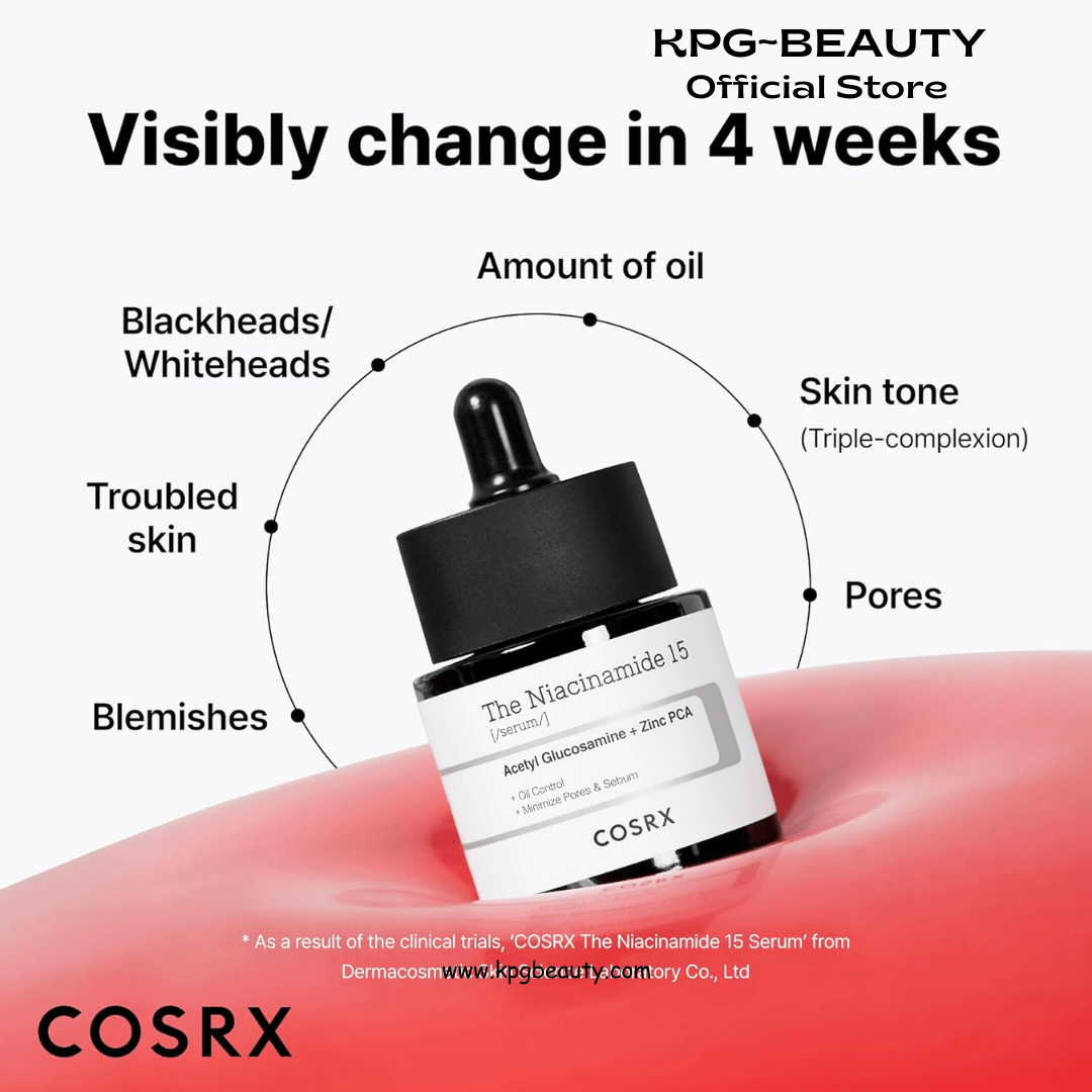 COSRX 15% Niacinamide Face Serum, 0.67 fl oz, Pore Minimizer Serum for Face, Even Skin Tone, Korean Skin CareCOSRX