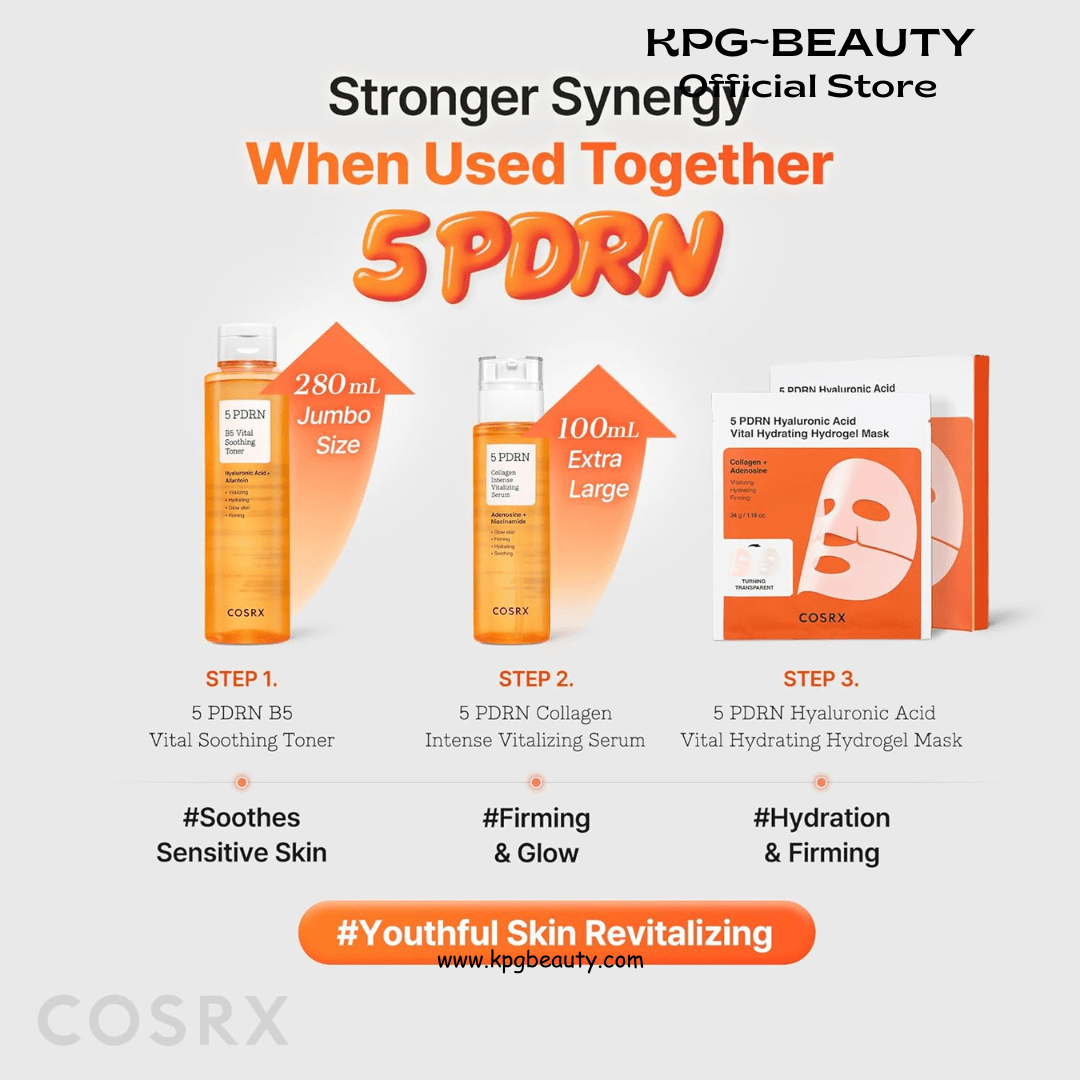 COSRX 5 PDRN Collagen Intense Vitalizing Serum - Korean Serum for Skin Firming & Glowing with Salmon DNA, Centella PDRN & Collagen, Mothers day gifts, Korean Skin Care (3.38 fl.oz.)COSRX