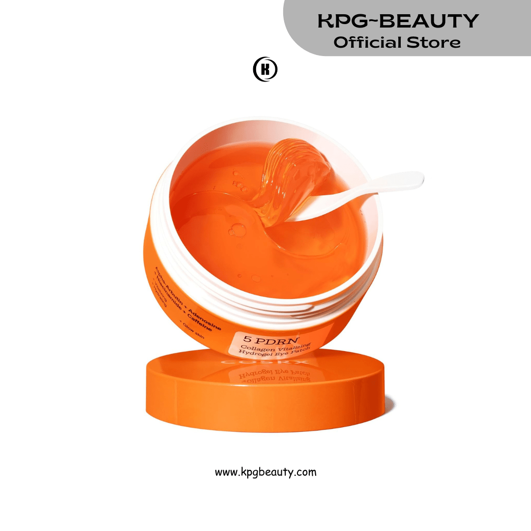 COSRX 5 - PDRN Complex Collagen Gel Eye Patches for the look of Dark Circles and Uneven tone, Radiance Care for Tired Under - Eyes with Salmon DNA & Vitamin C, Korean Skincare, Mothers day gift for MomCOSRX