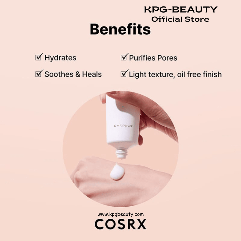 COSRX AC Collection Lightweight Soothing Moisturizer, 80ml / 2.70 fl.oz | Aloe Vera Leaves Extract 71.2% | Animal Testing Free, Paraben FreeCOSRX