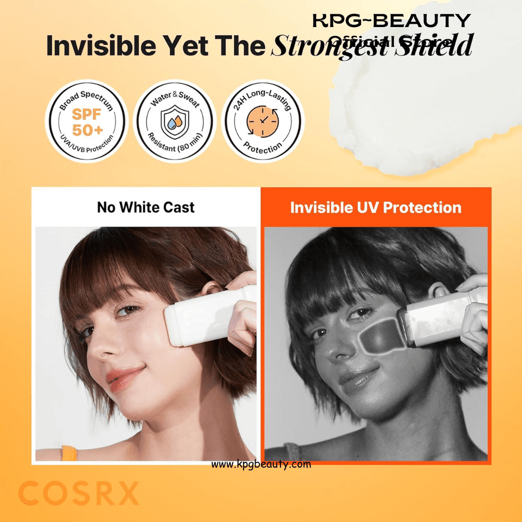 COSRX Airy - Light Clear Sunscreen Stick with Vitamin E&C SPF 50, 0.67 oz, 19g, Korean Suncreen Stick Suncare Sunblock, Lightweight, No White Cast, Water resistant, Oil Control Matte Sunscreen for FaceCOSRX