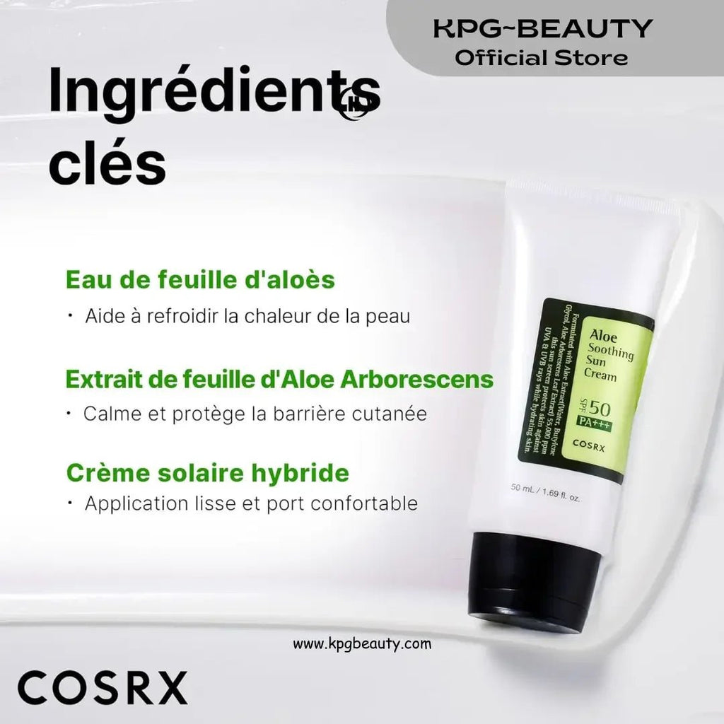 COSRX All Skin Aloe Soothing Sun Cream SPF50 PA+++ 50 ML.