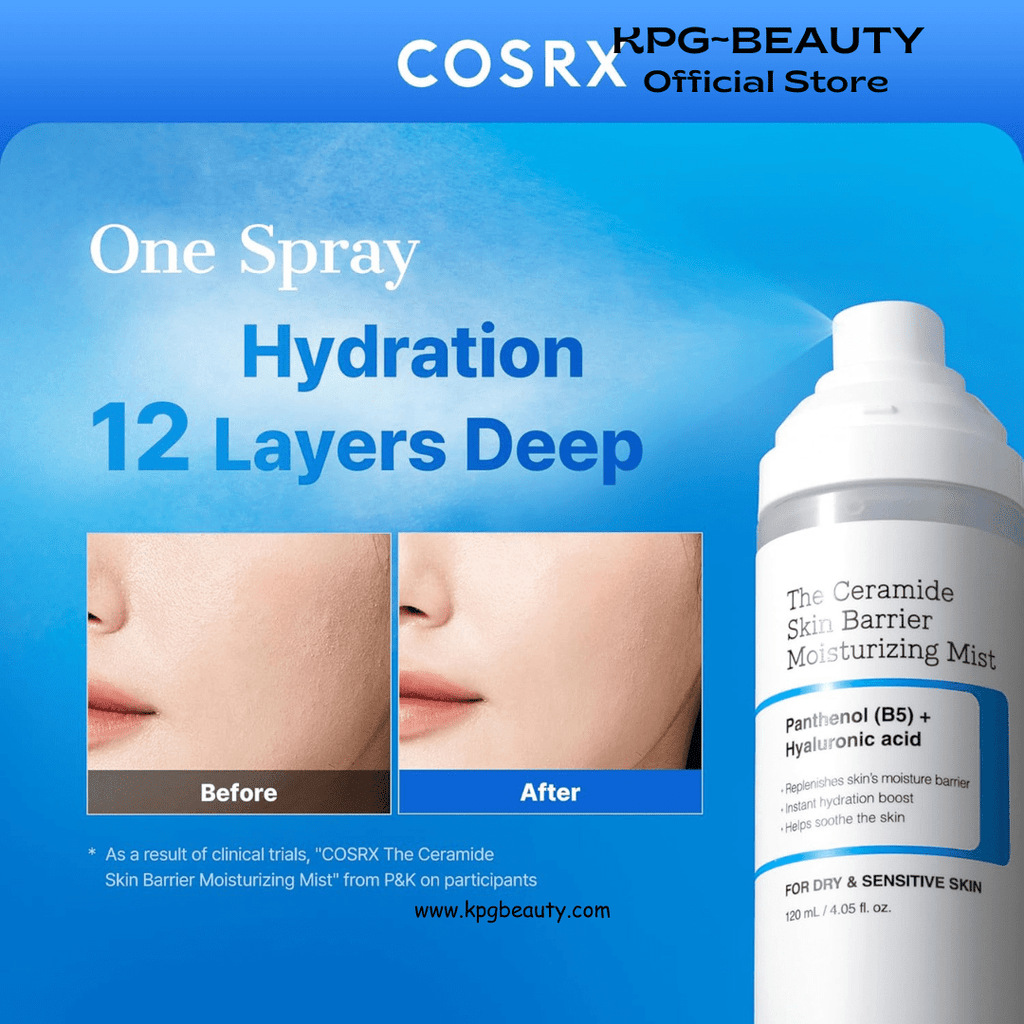 COSRX Barrier Cream Face Mist - Milky Toner with Ceramide & Hyaluronic Acid, Hydrating and Soothing Facial Spray for All Skin Types, 4.06 fl.oz, Korean Skin CareCOSRX