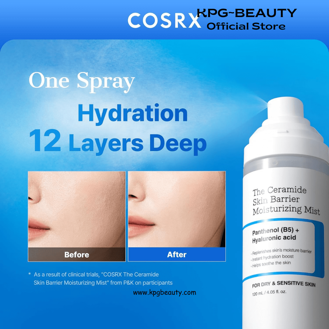 COSRX Barrier Cream Face Mist - Milky Toner with Ceramide & Hyaluronic Acid, Hydrating and Soothing Facial Spray for All Skin Types, 4.06 fl.oz, Korean Skin CareCOSRX