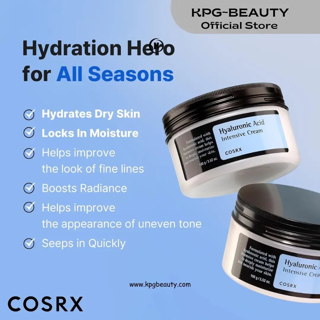 COSRX Hyaluronic Acid Moisturizing Cream.