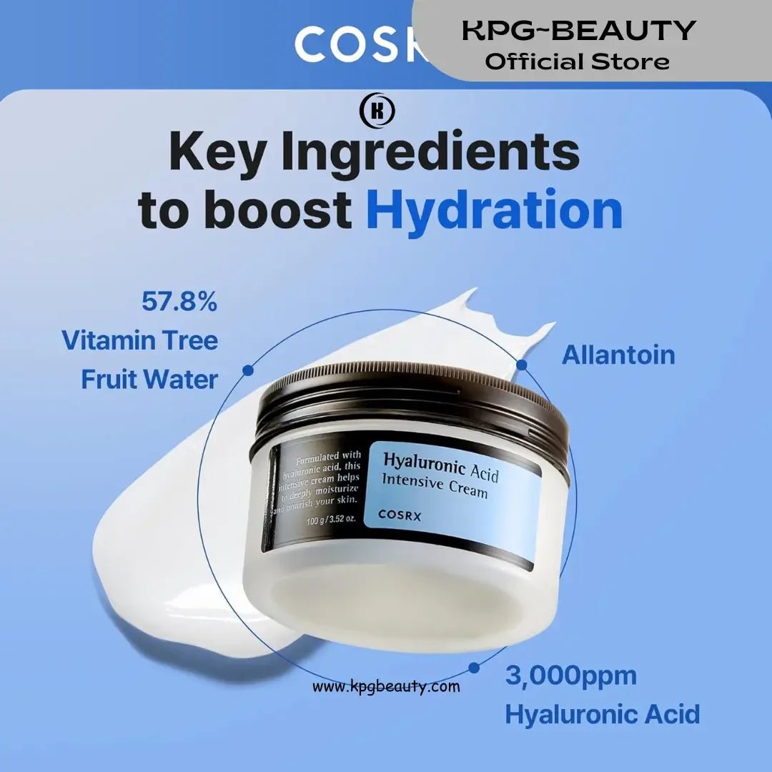 COSRX Hyaluronic Acid Moisturizing Cream application
