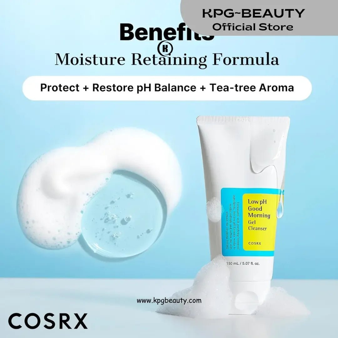 COSRX Low pH Good Morning Gel Face Cleanser application