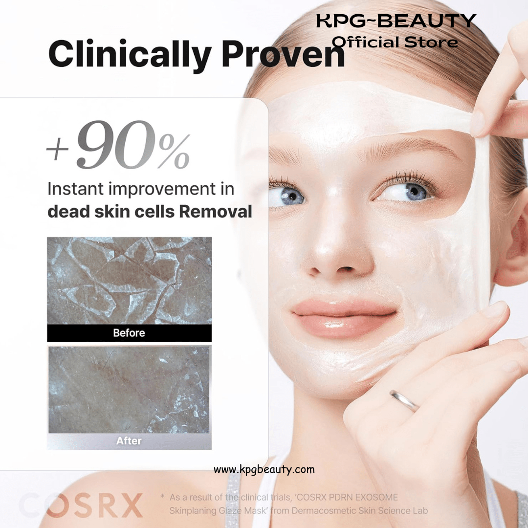 COSRX PDRN Exosome Glaze Wrapping Mask Salmon DNA Overnight Peel-Off Mask KPG BEAUTYCOSRX