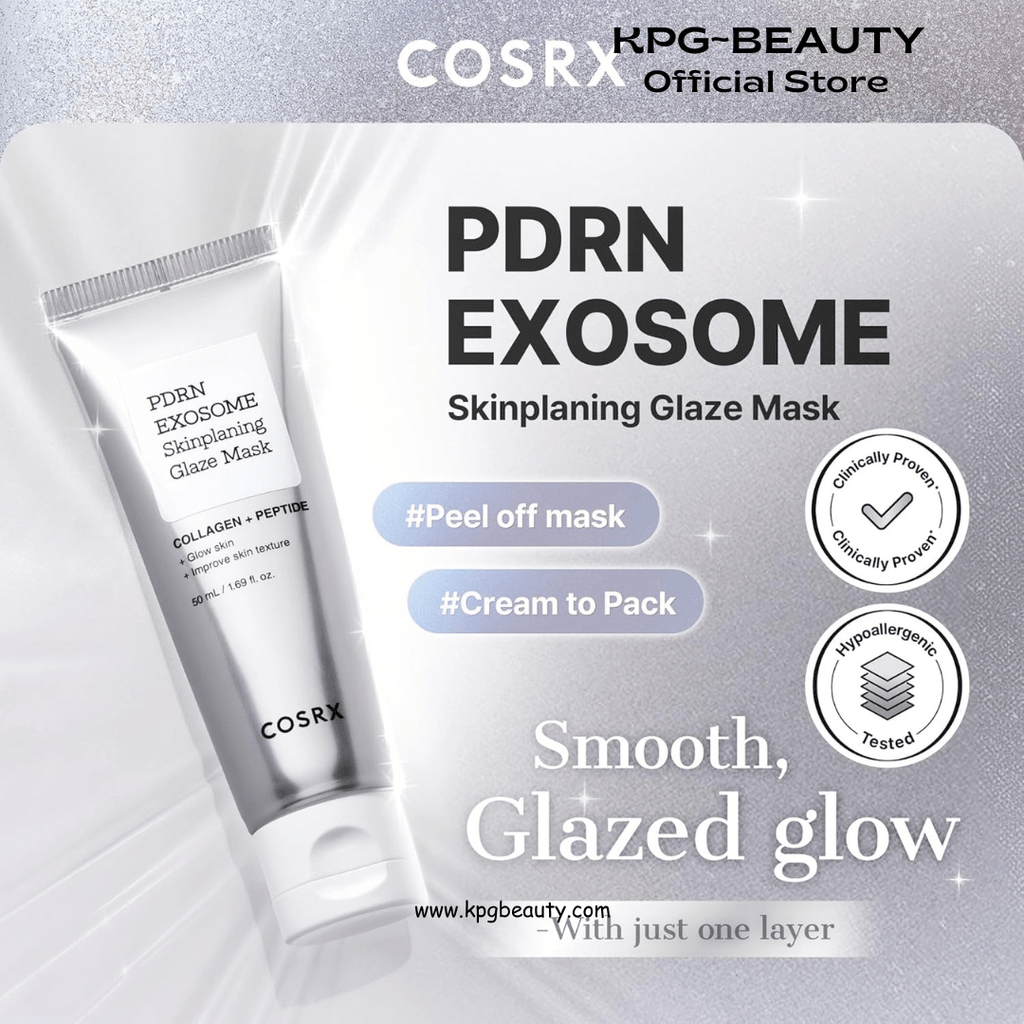 COSRX PDRN Exosome Glaze Wrapping Mask Salmon DNA Overnight Peel-Off Mask KPG BEAUTYCOSRX