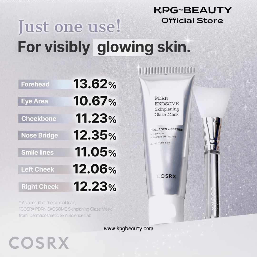 COSRX PDRN Exosome Glaze Wrapping Mask Salmon DNA Overnight Peel-Off Mask KPG BEAUTYCOSRX