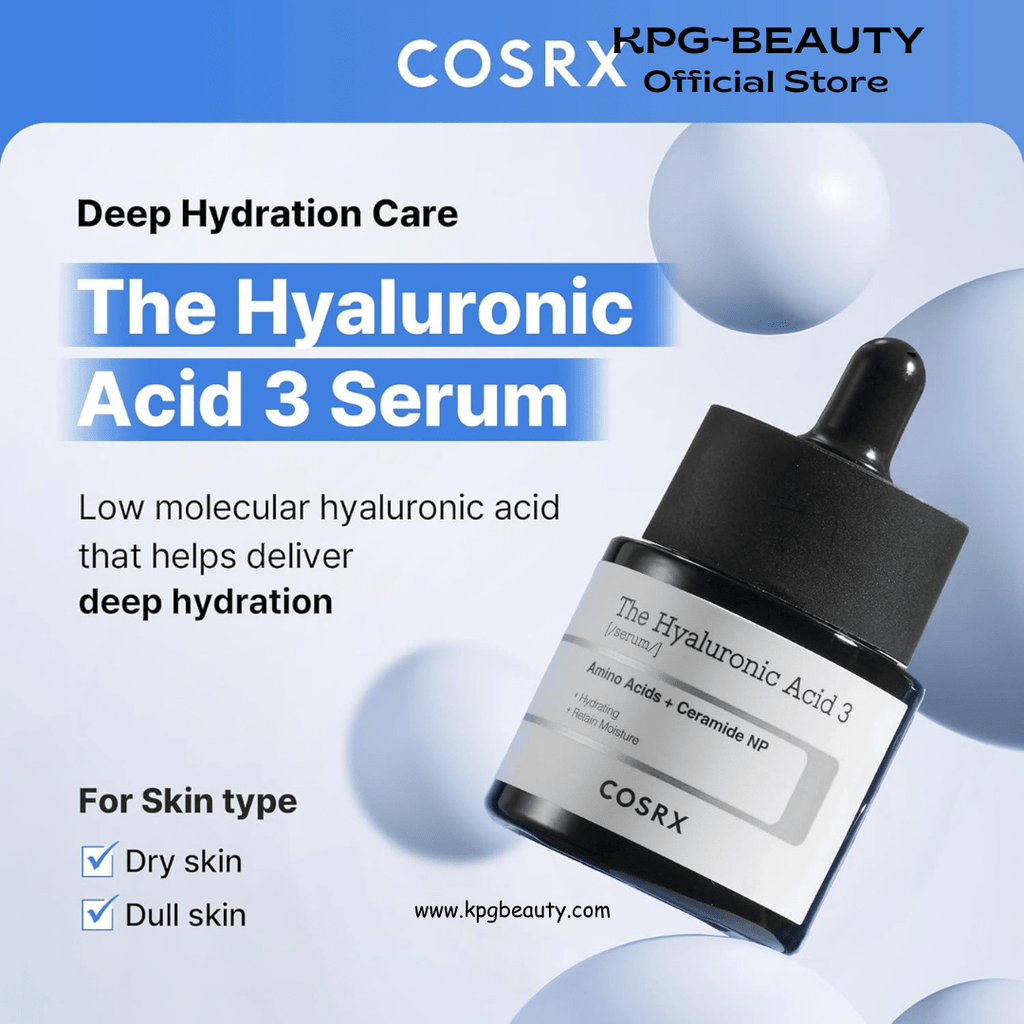 COSRX Pure Sodium Hyaluronic Acid 3% Serum, Hydratying & Moisture Boosting for Fine Lines & Wrinkles, Repair Dry Skin, 0.67fl.oz/20ml, No Artificial Fragrance, Korean Skin CareCOSRX
