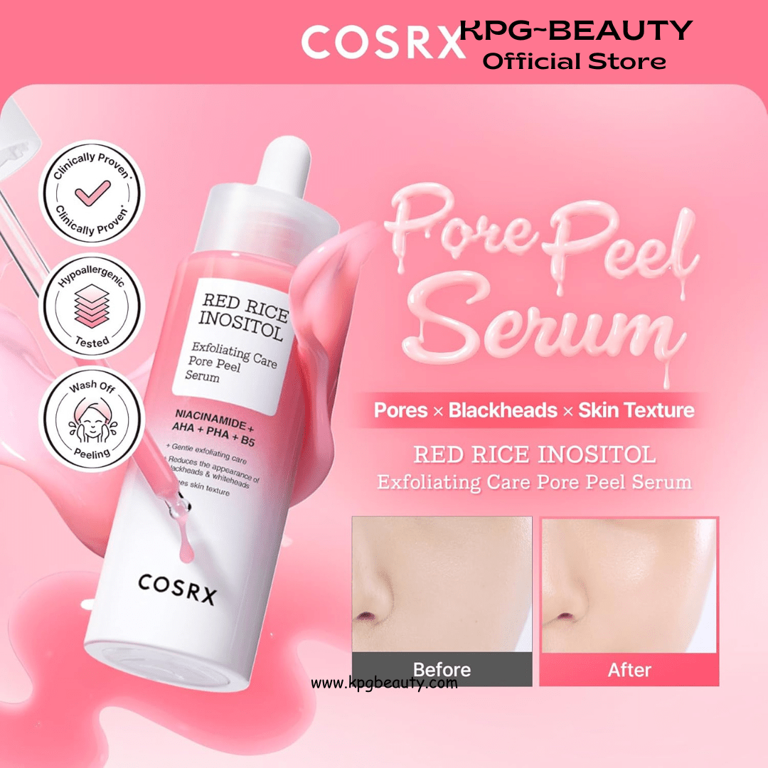 COSRX Red Rice Pore Wash - Off Peel Shot, 94% Reduction in Dead Skin Cells, Gentle Blackhead Remover & Face Exfoliator, Pore Minimizer for Face with Rice & Inositol, Mothers day gift, Korean Skin CareCOSRX