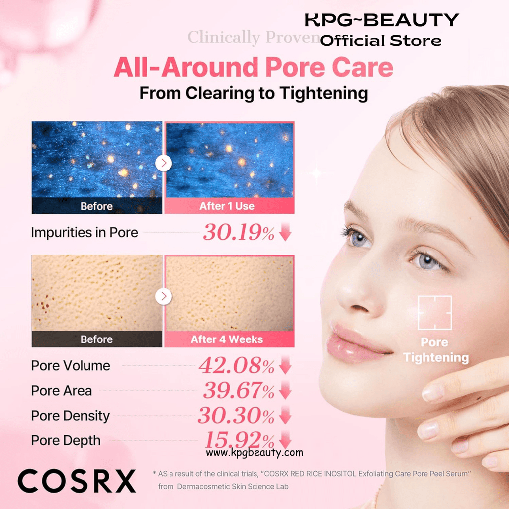 COSRX Red Rice Pore Wash - Off Peel Shot, 94% Reduction in Dead Skin Cells, Gentle Blackhead Remover & Face Exfoliator, Pore Minimizer for Face with Rice & Inositol, Mothers day gift, Korean Skin CareCOSRX