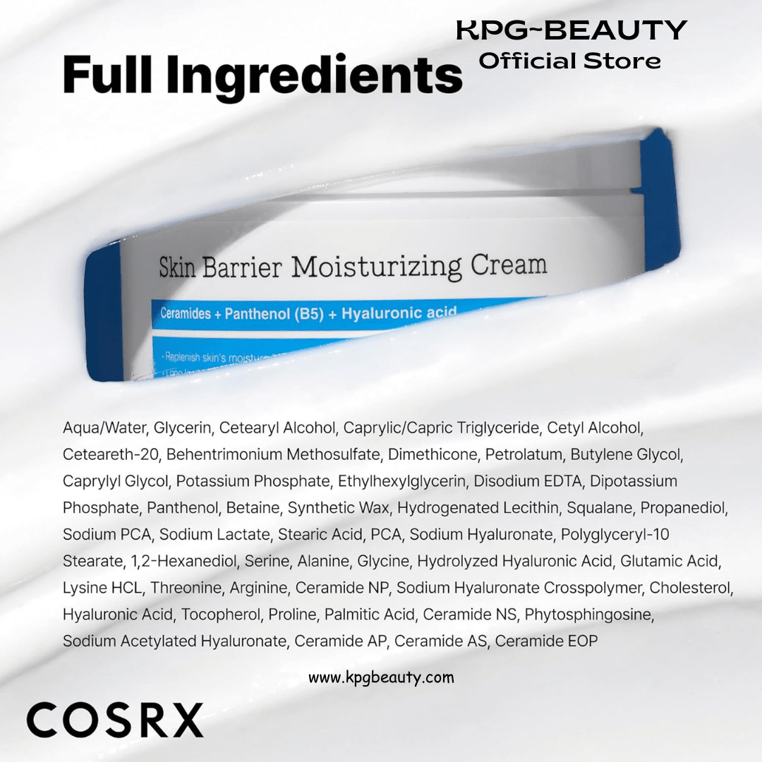 COSRX Skin Barrier Moisturizing Body Cream | 100 - Hour Hydration For Dry to Extremely Dry Skin, with Ceramide & Hyaluronic Acid | Unscented, Non - Greasy | Mothers day gift, 15.2 fl oz, Korean Skin CareCOSRX