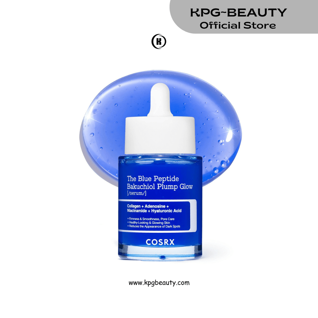 COSRX The Blue Peptide Bakuchiol Plump Glow Serum, Korean Peptide Plumping Serum for face, GHK - Cu Copper Peptides, Bakuchiol, Anti - aging & Firming, Korean Skin Care, Mothers Day Gifts, 1.69 Fl OzKPGBEAUTY