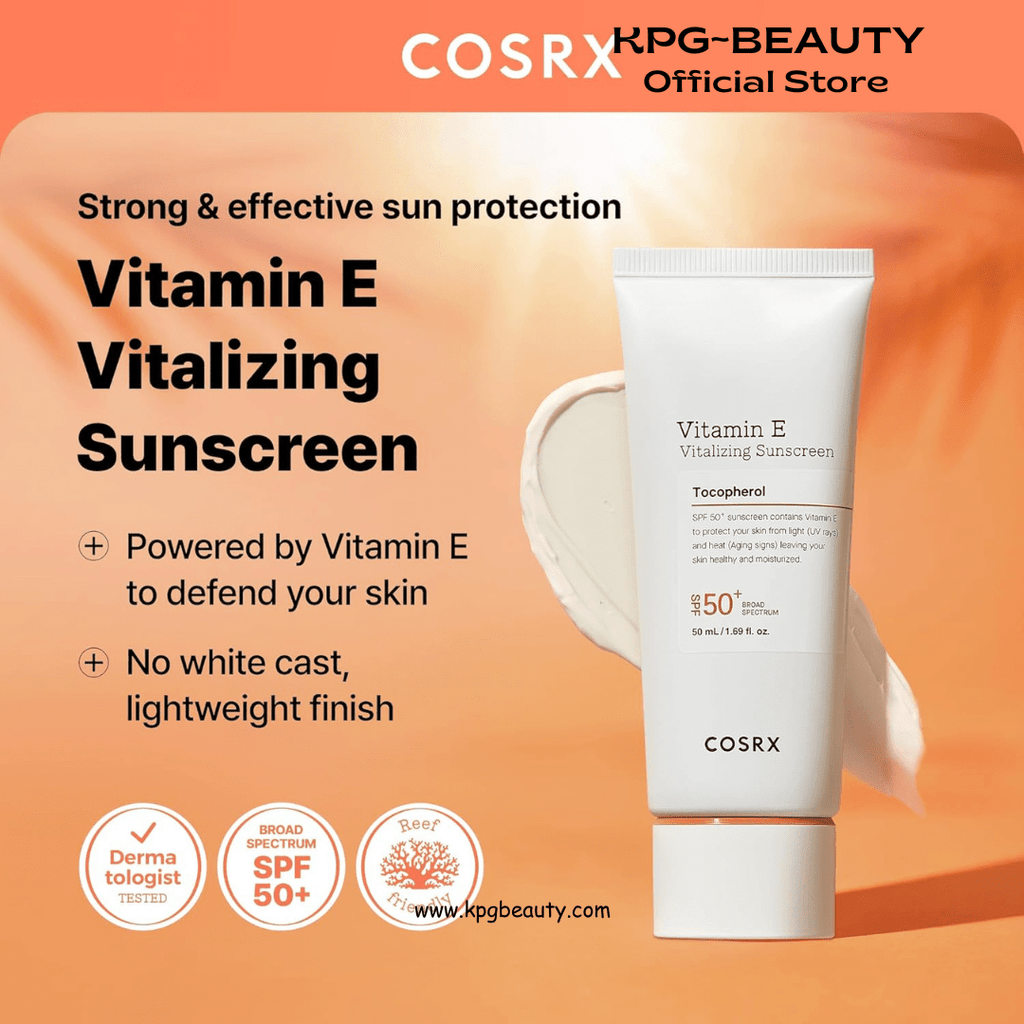 COSRX Vitamin E Sunscreen & Airy Light Clear Sunscreen Stick with Free Keyring, Amazon Exclusive, Korean Sunscreen, Beach Essentials, Travel Essentials, Korean Skincare Set Mothers Day Gifts for WomanCOSRX