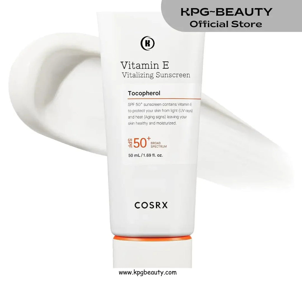 COSRX Vitamin E Vitalizing Sunscreen SPF 50+ Nourishing Daily Sun ProtectionCOSRX