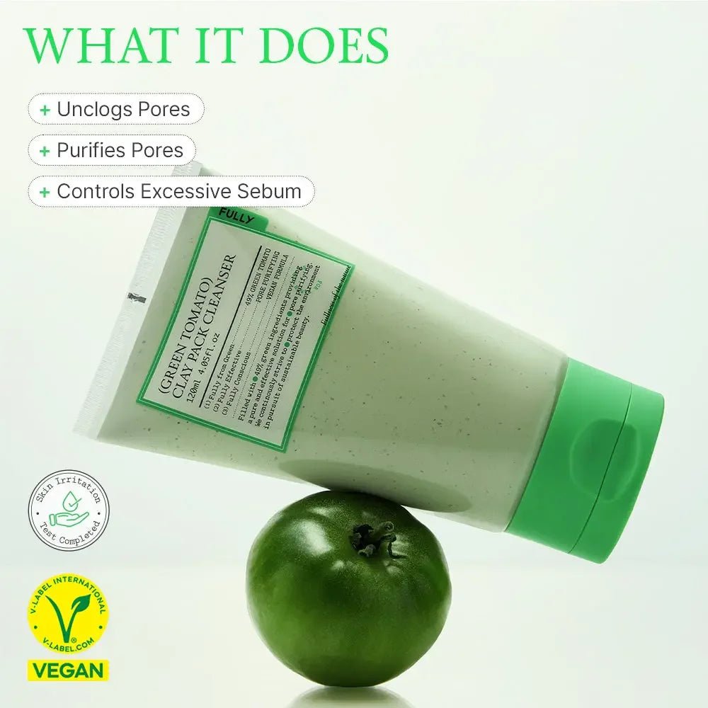 FULLY Green Tomato Clay Pack Cleanser 120mlFully