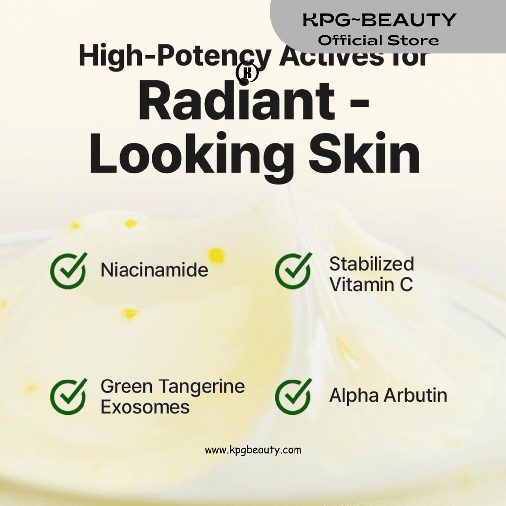 GOODAL Green Tangerine Vitamin C Cream 50ml – Brightening Cream with 5% Niacinamide | Korean Skincare | KPG BeautyGoodal
