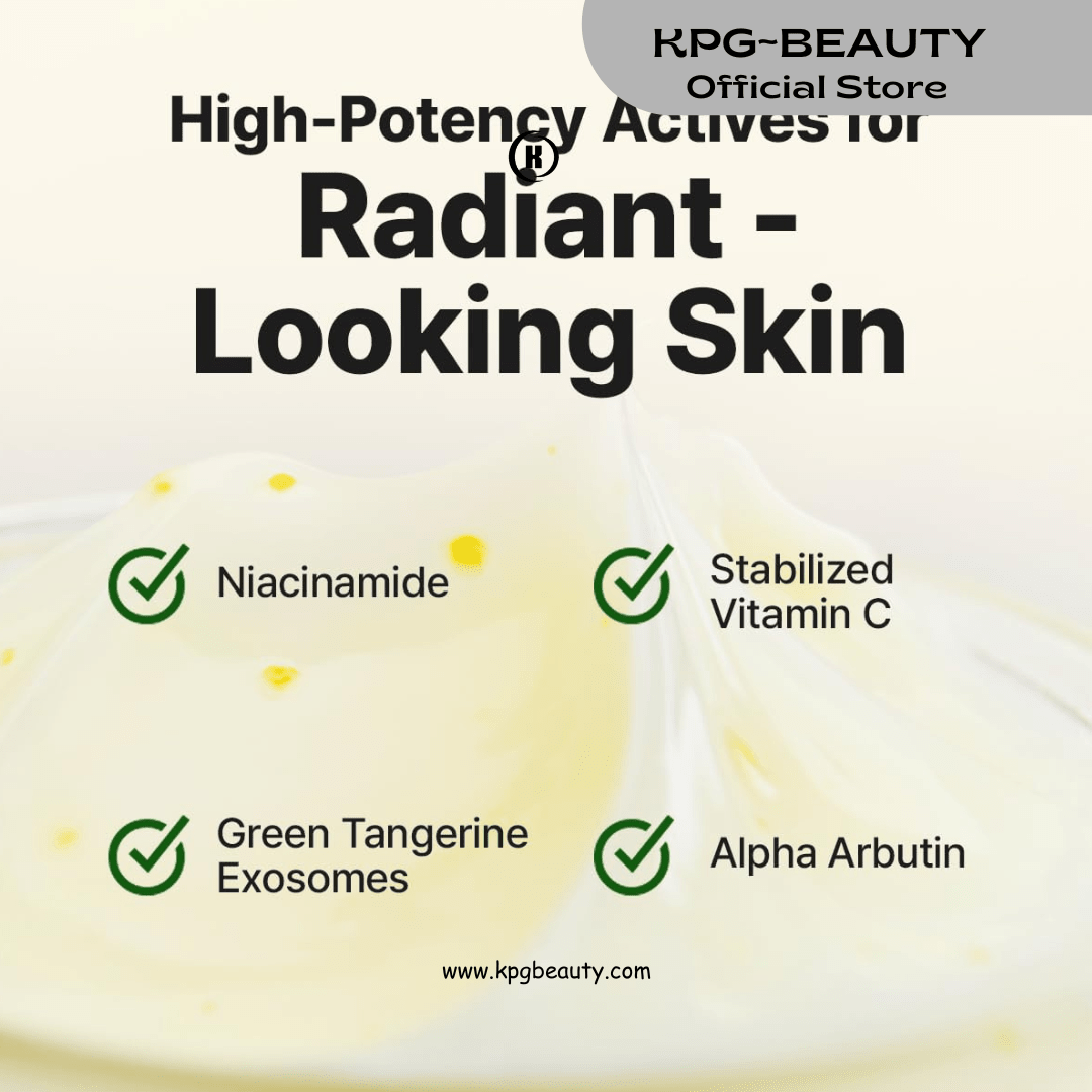 GOODAL Green Tangerine Vitamin C Cream 50ml – Brightening Cream with 5% Niacinamide | Korean Skincare | KPG BeautyGoodal