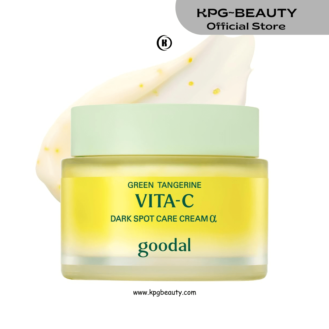 GOODAL Green Tangerine Vitamin C Cream 50ml – Brightening Cream with 5% Niacinamide | Korean Skincare | KPG BeautyGoodal