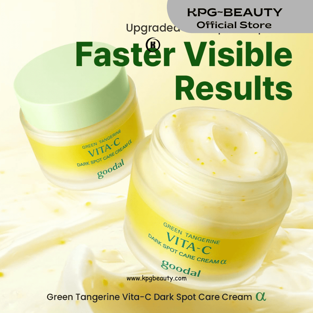 GOODAL Green Tangerine Vitamin C Cream 50ml – Brightening Cream with 5% Niacinamide | Korean Skincare | KPG BeautyGoodal