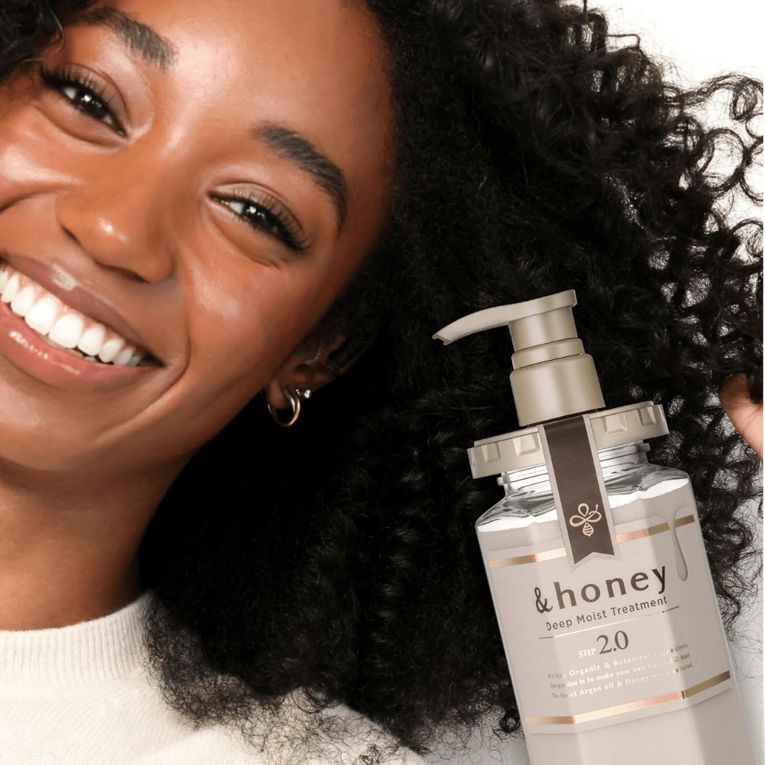 &honey Deep Moist Shampoo & Conditioner Set 440ml + 450g KPG BEAUTY&honey