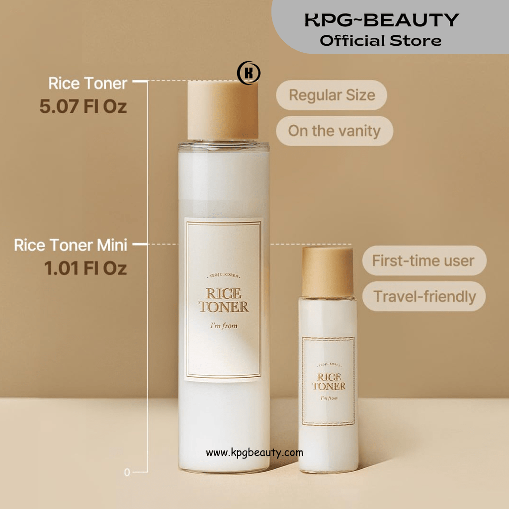 I'm From Rice Toner 30ml – Korean Rice Glow & Exfoliating Toner for Dry & Sensitive Skin | KPG BeautyKPGBEAUTY