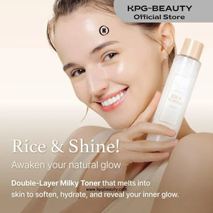 I'm from Rice Toner, Milky Toner for Glowing Skin, Korean Rice, 150 ML KPG BEAUTYIAM FROM