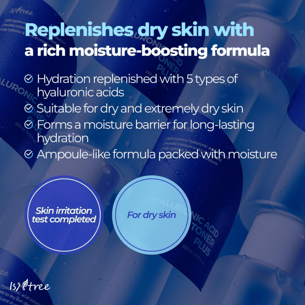 IsNtree Hyaluronic Acid Toner 200ml 6.76 fl.oz | Provides Moisture to Dry Skin | Refreshes & hydrates The Skin | Korean SkincareISNTREE