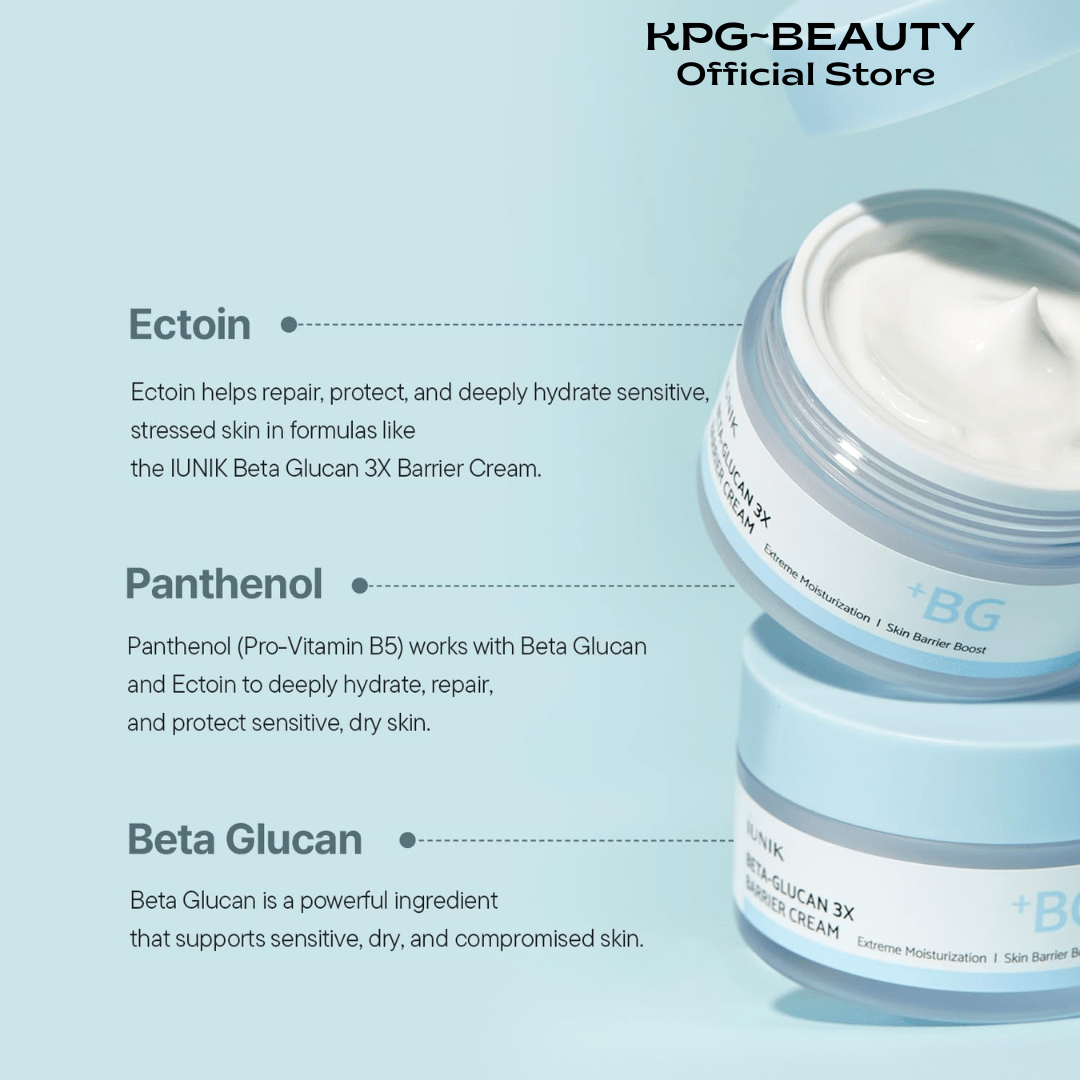 IUNIK Beta-Glucan 3X Barrier Cream Deep Hydration Moisturizer KPG BEAUTYIUNIK