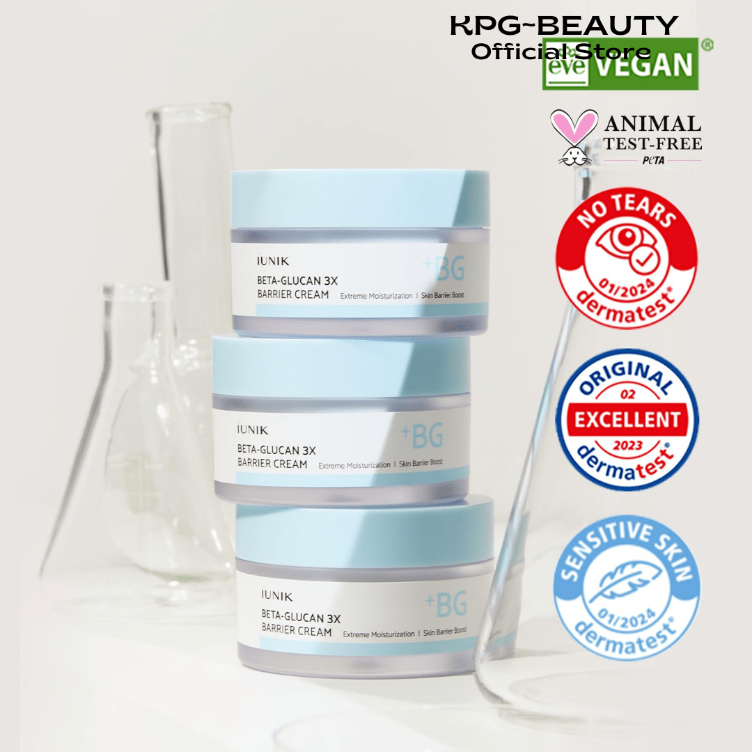 IUNIK Beta-Glucan 3X Barrier Cream Deep Hydration Moisturizer KPG BEAUTYIUNIK