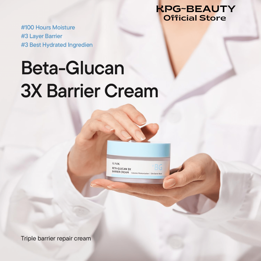 IUNIK Beta-Glucan 3X Barrier Cream Deep Hydration Moisturizer KPG BEAUTYIUNIK