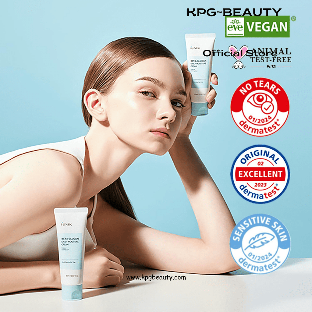 IUNIK Beta-Glucan Water Barrier Sunscreen SPF50+ PA++++ Hydrating Sun Cream KPG BEAUTYIUNIK