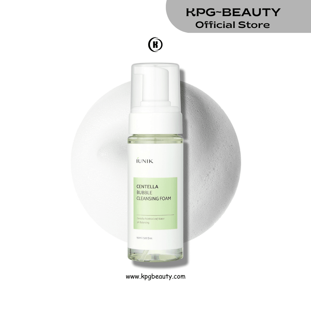IUNIK Centella Bubble Foaming Cleanser Soothing Face Wash KPG BEAUTYIUNIK