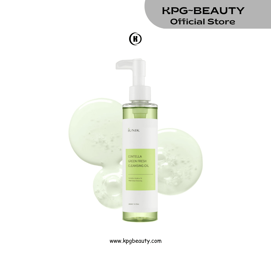 IUNIK Centella Green Fresh Cleansing Oil Gentle Makeup Remover KPG BEAUTYIUNIK