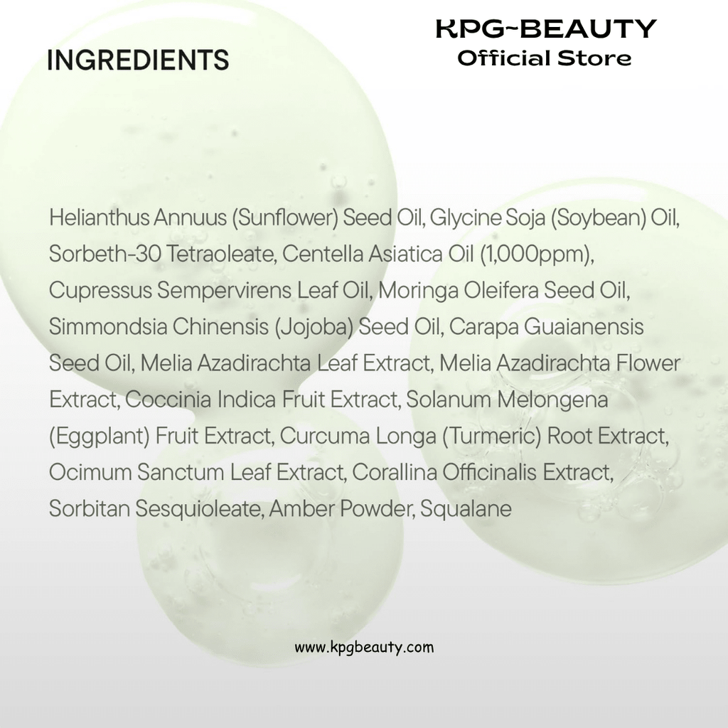 IUNIK Centella Green Fresh Cleansing Oil Gentle Makeup Remover KPG BEAUTYIUNIK