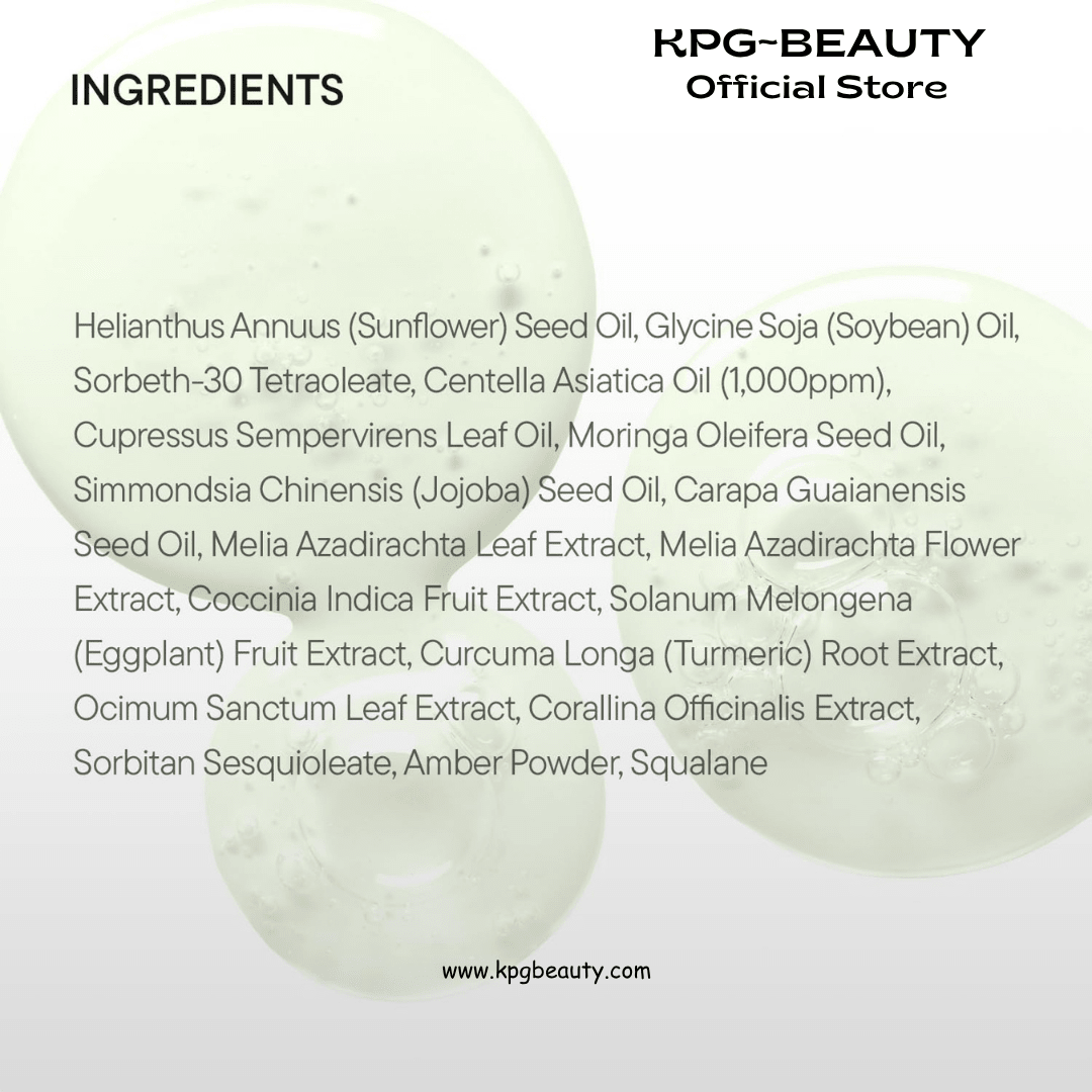IUNIK Centella Green Fresh Cleansing Oil Gentle Makeup Remover KPG BEAUTYIUNIK