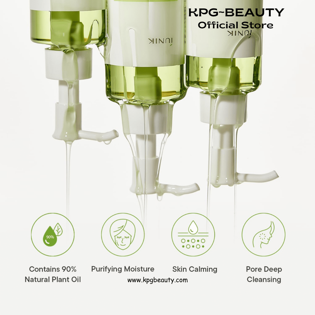 IUNIK Centella Green Fresh Cleansing Oil Gentle Makeup Remover KPG BEAUTYIUNIK