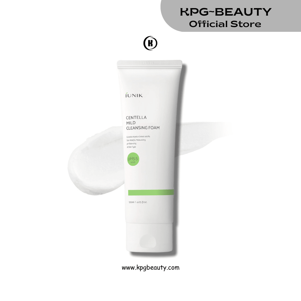 IUNIK Centella Mild Cleansing Foam Soothing pH Balance Face Wash KPG BEAUTYIUNIK