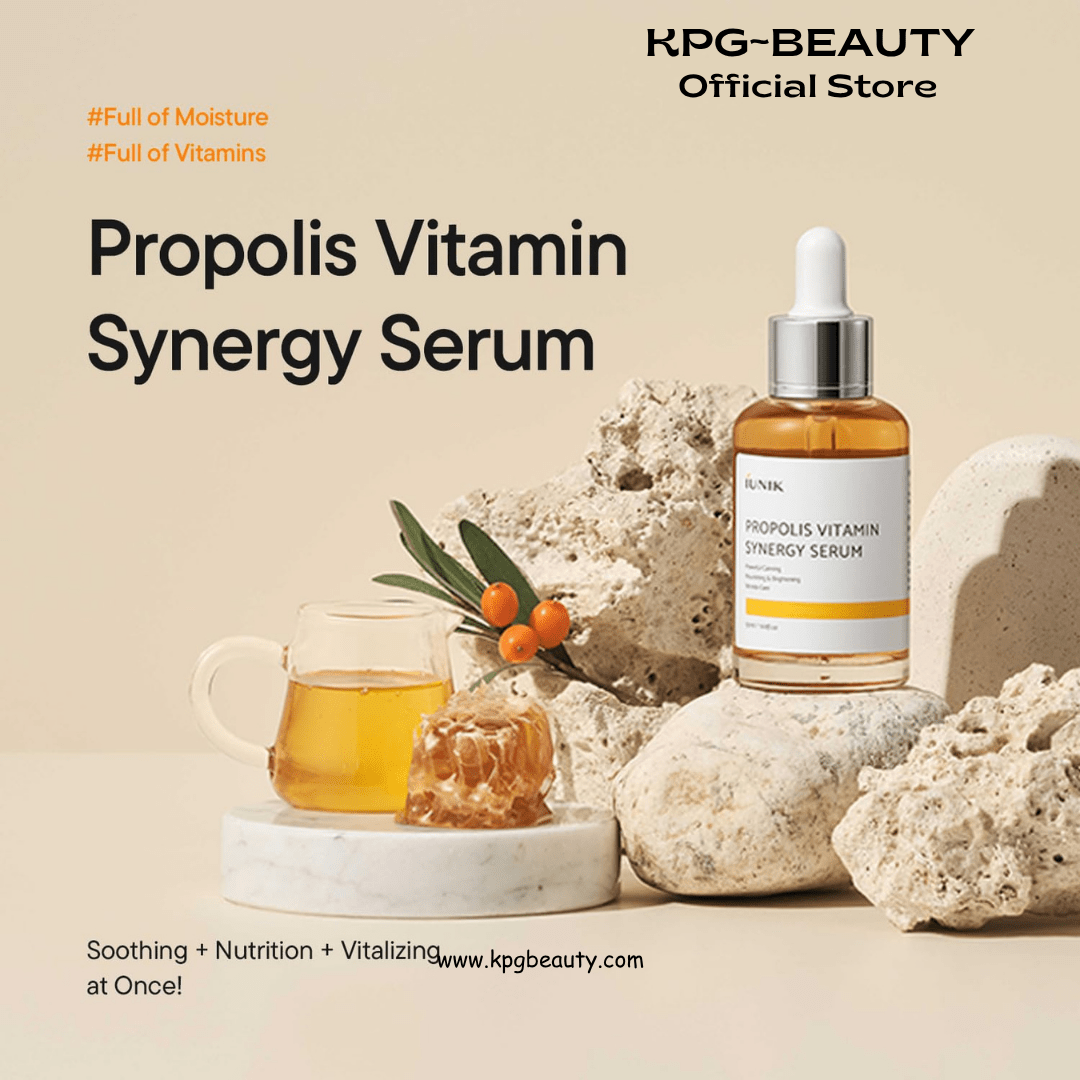 IUNIK Propolis Vitamin Synergy Serum Glow Boosting Nourishing Serum KPG BEAUTYIUNIK